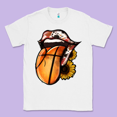 Basketball Tongue Classic Tee Designed By Jasminsmagicworld