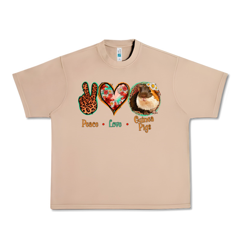 Peace Love Guinea Pigs Urban Heavy Tee by Jasminsmagicworld | Teevron