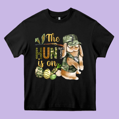 The Hunt Is On Heavy Core Tee Designed By Bundleandbundleshop