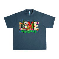 Midnight Navy love Christmas Urban Heavy Tee - CowhideDigitalArt