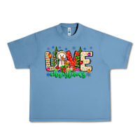 Pebble Blue love Christmas Urban Heavy Tee - CowhideDigitalArt