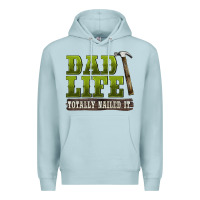 Blue Mist dad lıfe totally naıled it Premium Hoodie - BarkalooDesign