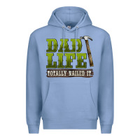 Colony Blue dad lıfe totally naıled it Premium Hoodie - BarkalooDesign