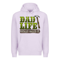 Lilac dad lıfe totally naıled it Premium Hoodie - BarkalooDesign