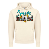 Vintage Artic western leopard cowhide sunflowers  glitter mom soccer Vintage Hoodie - Artiststas