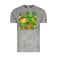 Cloud Rock Lucky Dude Vintage Tee - CowhideDigitalArt