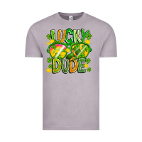 Vintage Zinc Lucky Dude Vintage Tee - CowhideDigitalArt