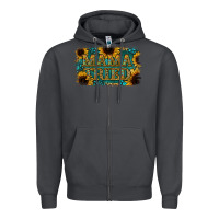 Smoke Sunflower Serappe Turquoise Gemstone Mama Tried Zipper Hoodie - Jasminsmagicworld