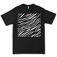 Black Zebra Seamless Pattern, Premium Tee - BundleAndBundleShop