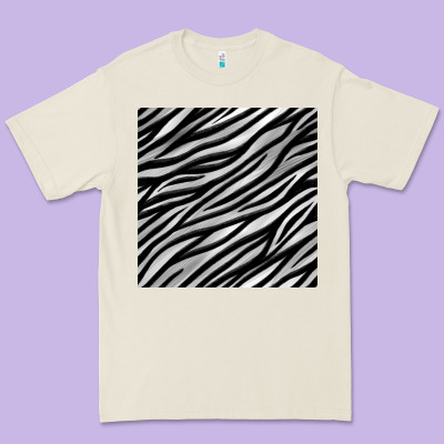 Zebra Seamless Pattern, Premium Tee Designed By Bundleandbundleshop