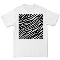 White Zebra Seamless Pattern, Premium Tee - BundleAndBundleShop