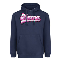Navy Mama Leopard Heavyweight Hoodie - RanaPortraitStore