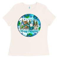 Bone merry christmas Ladies Tee - CowhideDigitalArt
