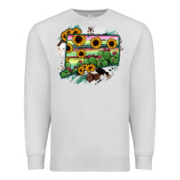 Dove Grey Connecticut State Map Premium Sweatshirt - RanaPortraitStore