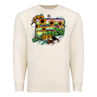 Sandshell Connecticut State Map Premium Sweatshirt - RanaPortraitStore