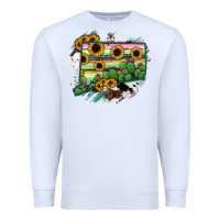 White Connecticut State Map Premium Sweatshirt - RanaPortraitStore