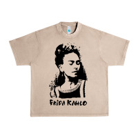French Oak frida kahlo Urban Heavy Tee - DesigneFamous