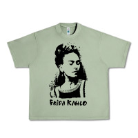 Oil Green frida kahlo Urban Heavy Tee - DesigneFamous