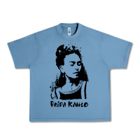 Pebble Blue frida kahlo Urban Heavy Tee - DesigneFamous
