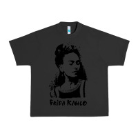 Pigment Black frida kahlo Urban Heavy Tee - DesigneFamous