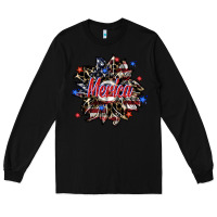 Black merica Long Sleeve Tee - SublimationCraftShop