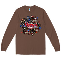 Chestnut merica Long Sleeve Tee - SublimationCraftShop