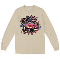 Mushroom merica Long Sleeve Tee - SublimationCraftShop