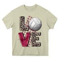 Mossy love volleyball Heavy Core Tee - FaDigitalArtStudio