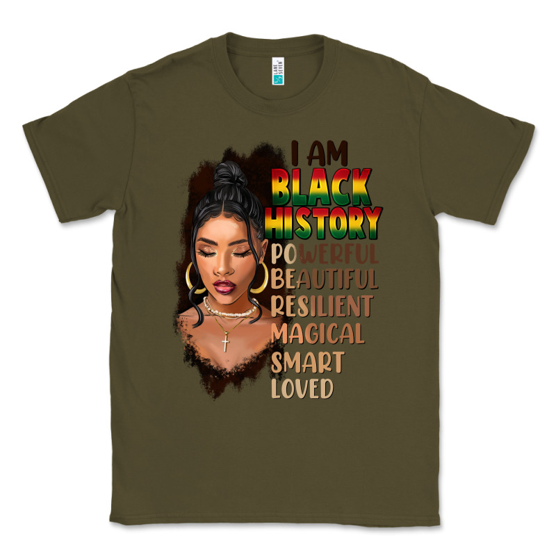 I Am Black History Black Girl Classic Tee by FaDigitalArtStudio | Teevron