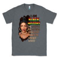 Charcoal Heather I am black history black girl Classic Tee - FaDigitalArtStudio