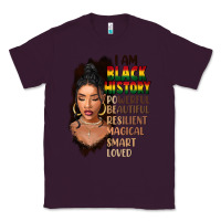 Plum I am black history black girl Classic Tee - FaDigitalArtStudio