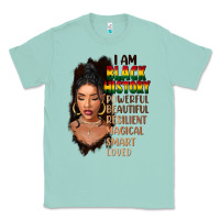 Seafoam I am black history black girl Classic Tee - FaDigitalArtStudio