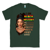 Sports Green I am black history black girl Classic Tee - FaDigitalArtStudio
