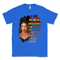 True Royal I am black history black girl Classic Tee - FaDigitalArtStudio