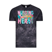 Cloud Black Nursing is a work of heart Vintage Tee - CowhideDigitalArt