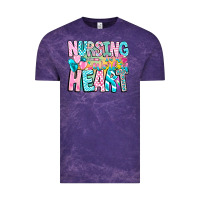 Cloud Purple Nursing is a work of heart Vintage Tee - CowhideDigitalArt