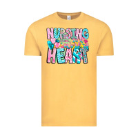 Vintage Mustard Nursing is a work of heart Vintage Tee - CowhideDigitalArt