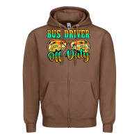 Chestnut Bus Driver Off Duty Zipper Hoodie - Jasminsmagicworld