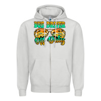 Dove Grey Bus Driver Off Duty Zipper Hoodie - Jasminsmagicworld