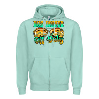 Seafoam Bus Driver Off Duty Zipper Hoodie - Jasminsmagicworld
