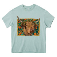 Arona highland cow fall Heavy Core Tee - RanaPortraitStore