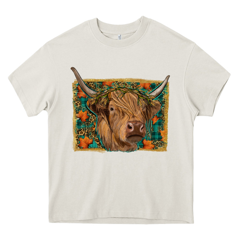 Highland Cow Fall Heavy Core Tee by RanaPortraitStore | Teevron