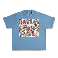 Pebble Blue hot cocoa christmas cheer pattern Urban Heavy Tee - CowhideDigitalArt