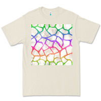 Bone Watercolor Rainbow Giraffe Seamless Pattern Premium Tee - BundleAndBundleShop