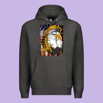 American Mullet   Eagle Premium Hoodie Designed By Barkaloodesign