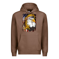 Chestnut american mullet   eagle Premium Hoodie - BarkalooDesign
