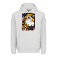 Dove Grey american mullet   eagle Premium Hoodie - BarkalooDesign