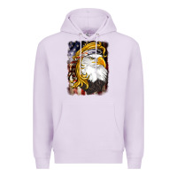 Lilac american mullet   eagle Premium Hoodie - BarkalooDesign