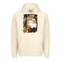 Sandshell american mullet   eagle Premium Hoodie - BarkalooDesign