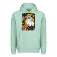 Seafoam american mullet   eagle Premium Hoodie - BarkalooDesign